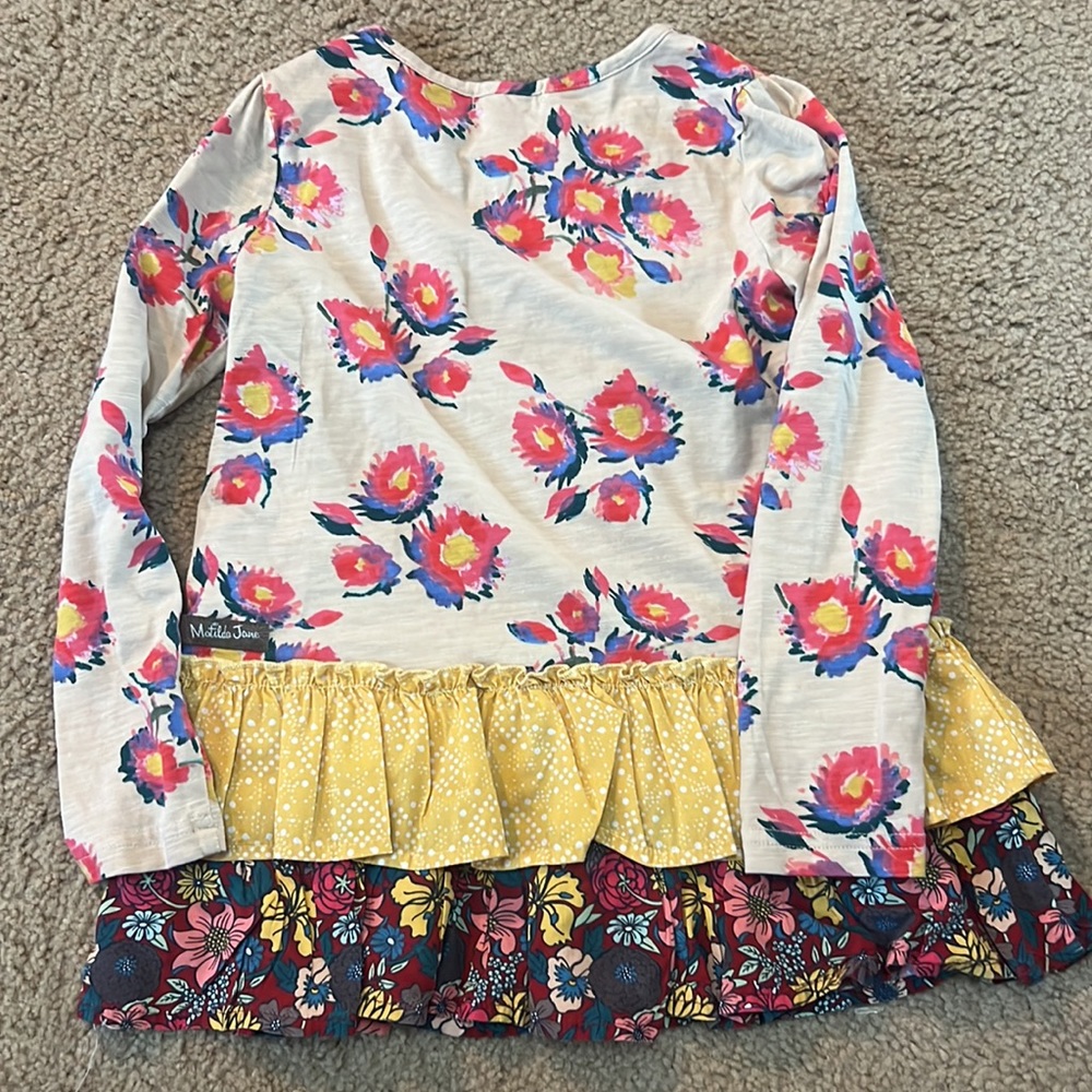Matilda Jane Elliott Tunic Top Girls Friends Forever Shirt Size 6 - Picture 2 of 5